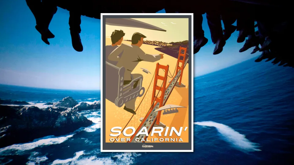 poster soarin over california magic key 01