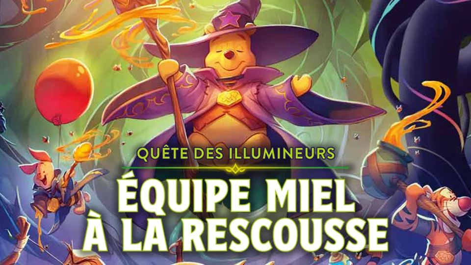 disney lorcana équipe miel à la rescousse