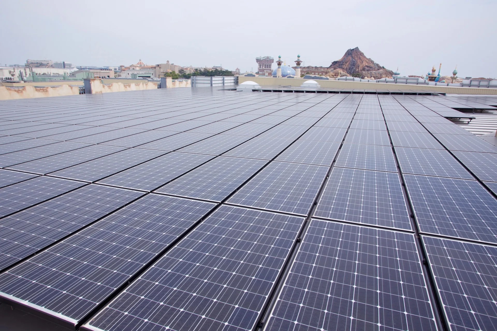 installations solaires disney