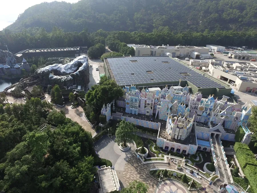 installations solaires disney