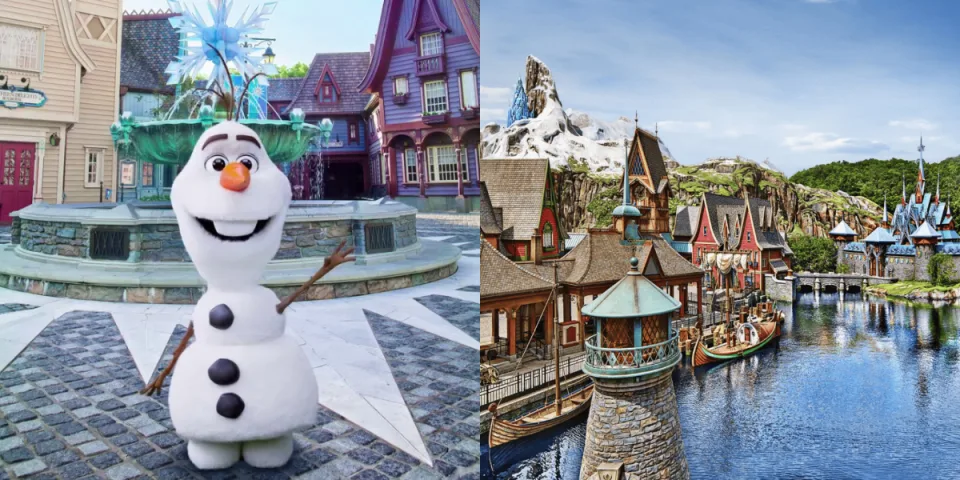 olaf world of frozen hong kong disneyland