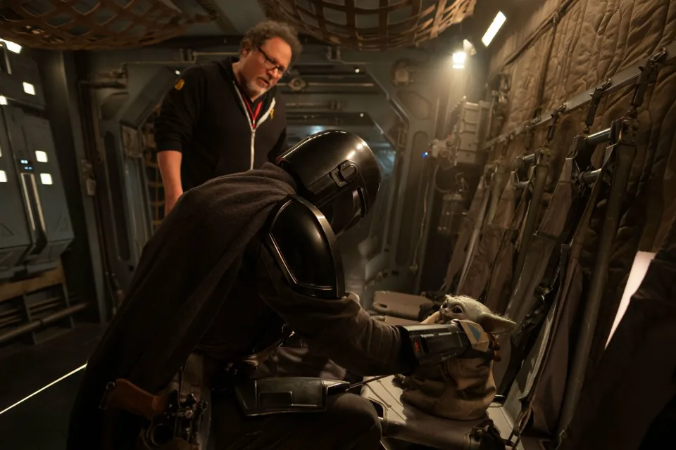 the mandalorian & grogu behind the scenes