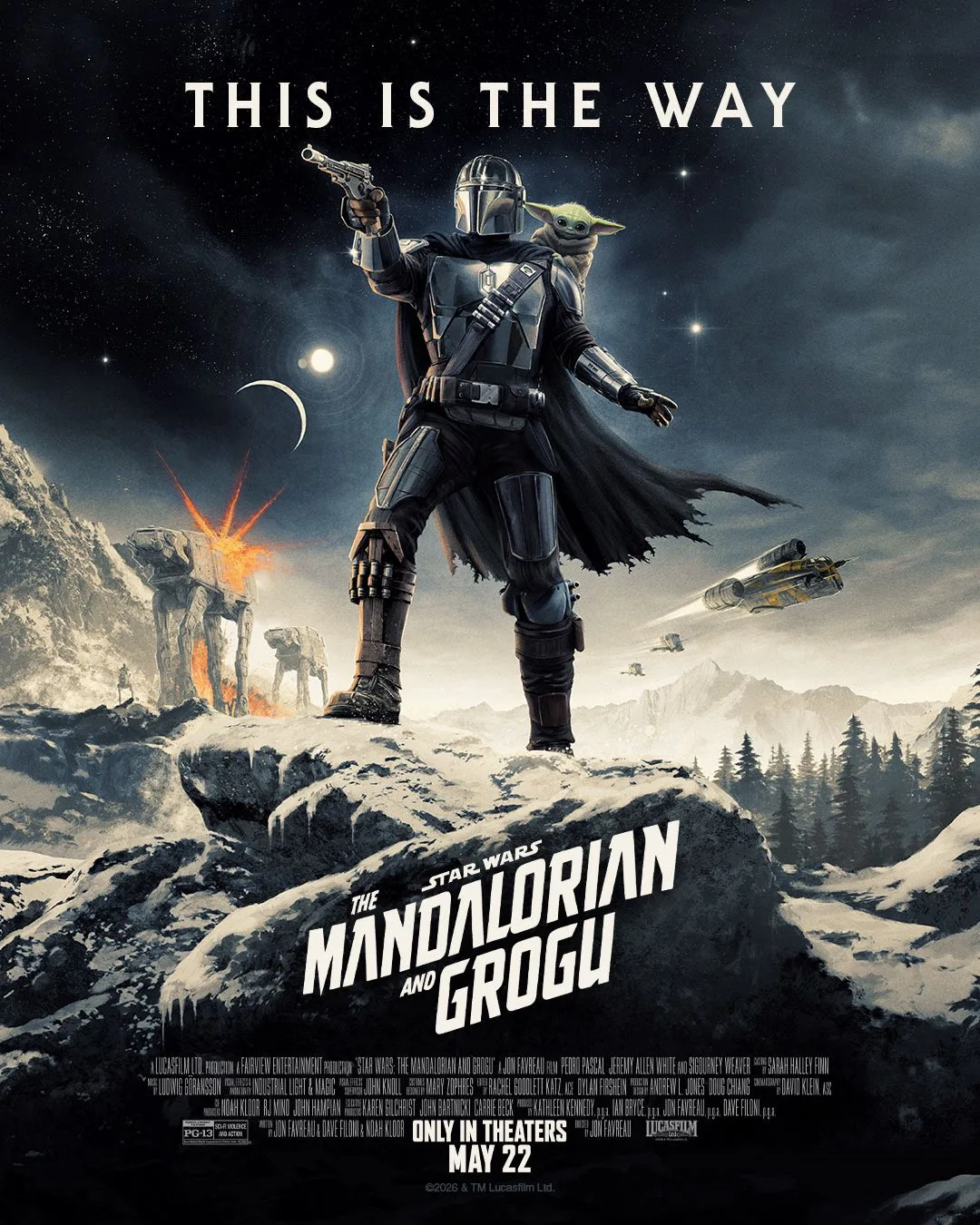 affiches mandalorian grogu