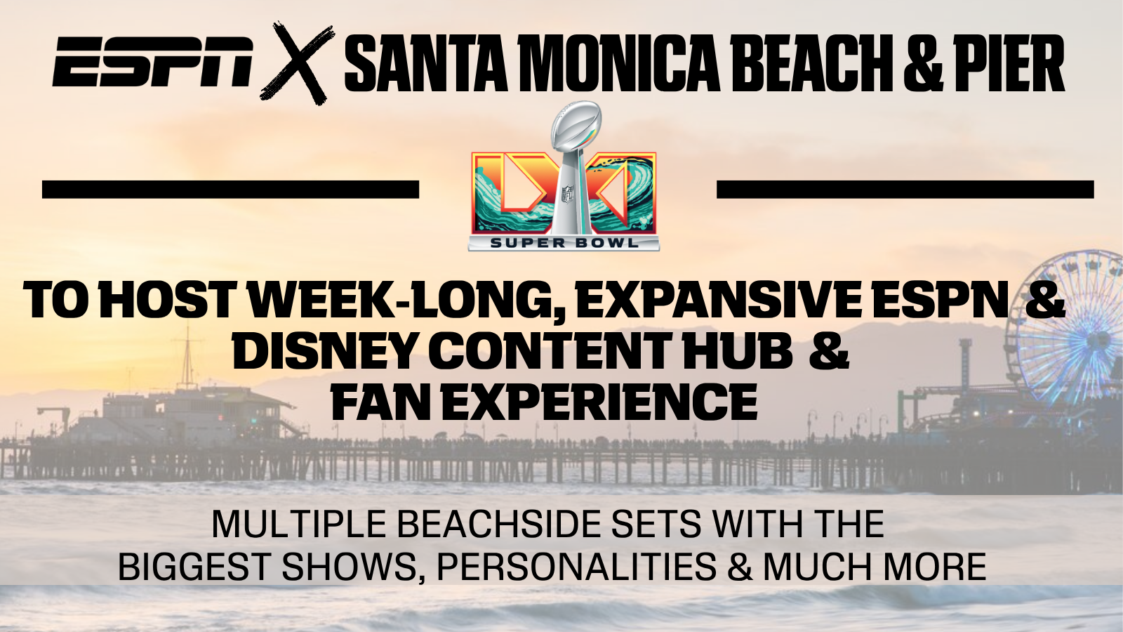espn super bowl santa monica