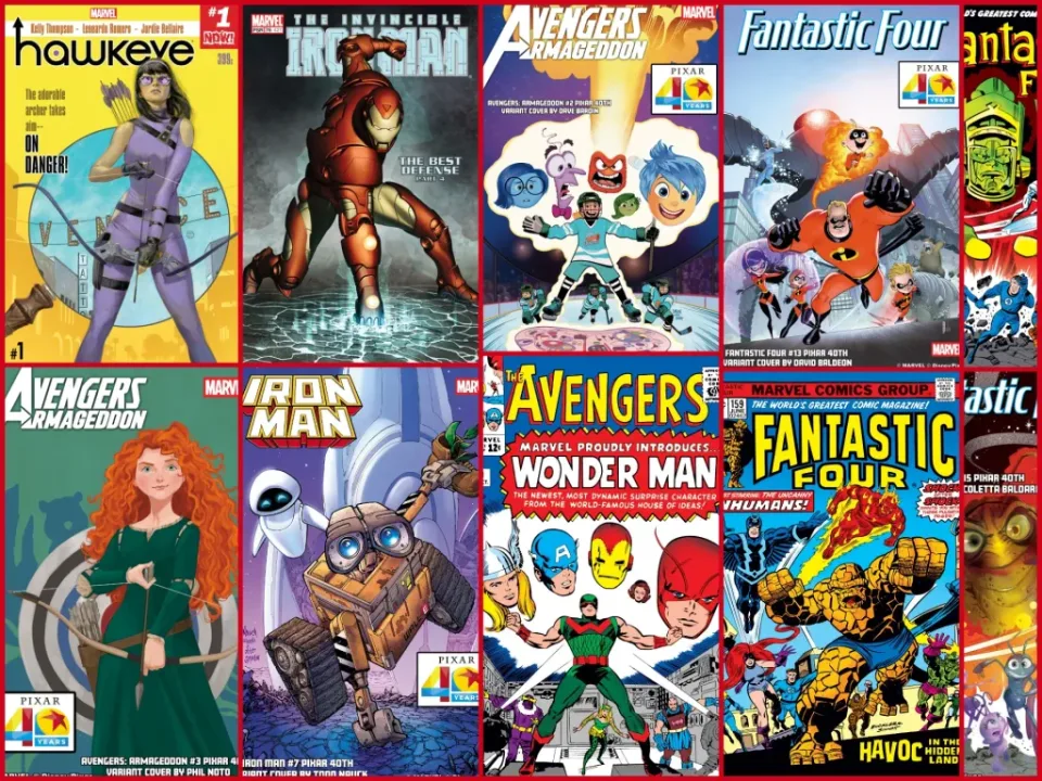 marvel pixar hommage