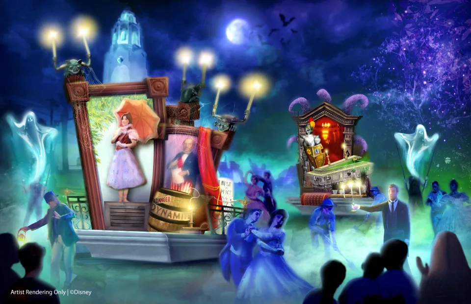 Madame Leota’s Swinging Wake – A Haunted Mansion Street Party