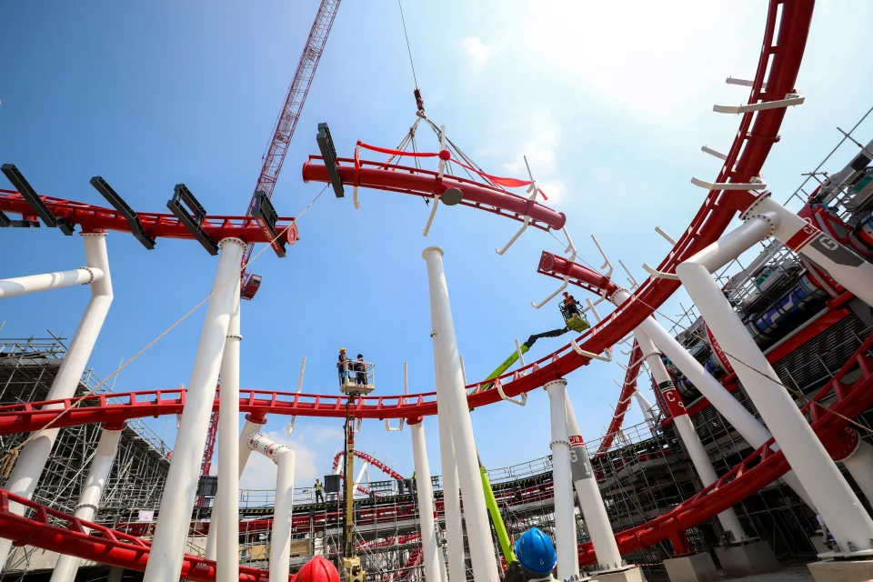 avancée coaster spider-man