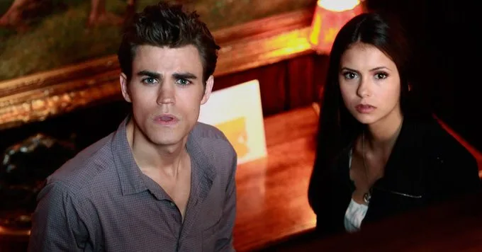 the vampire diaries nina dobrev paul wesley