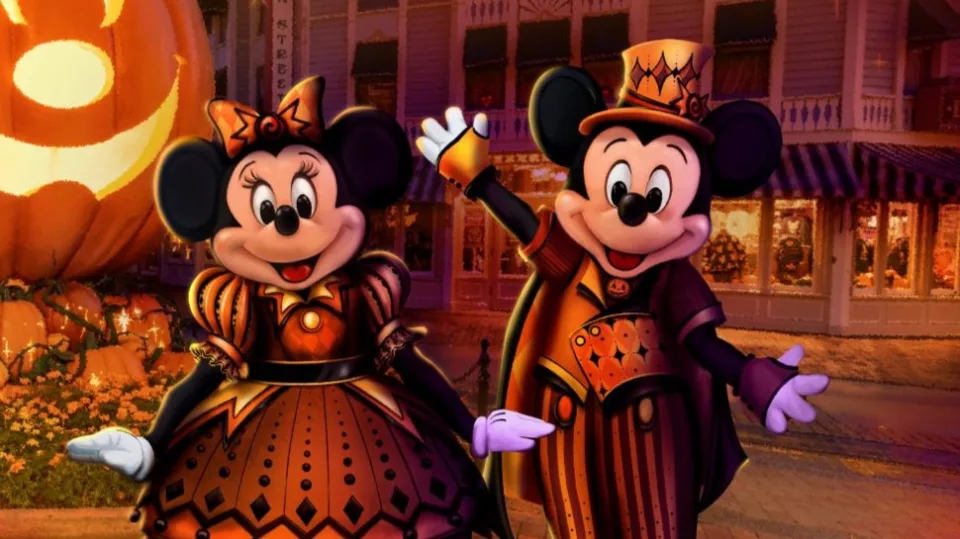 tenues halloween mickey minnie disneyland 2026