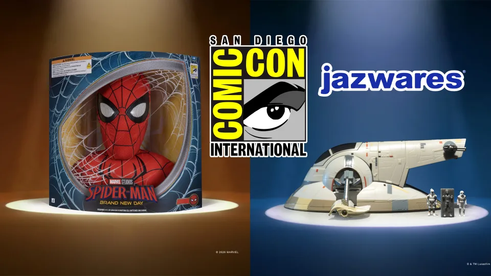 jazwares marvel star wars comic con