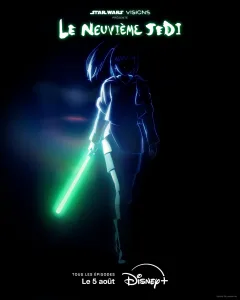 star wars visions présente la neuvième jedi affiche