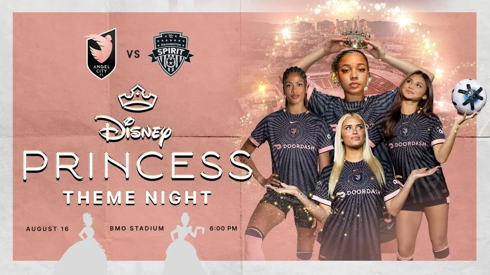 Angel City Football Club Soirée DIsney Princess