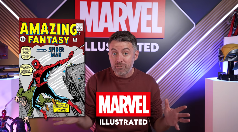 marvel illustrated spider-man