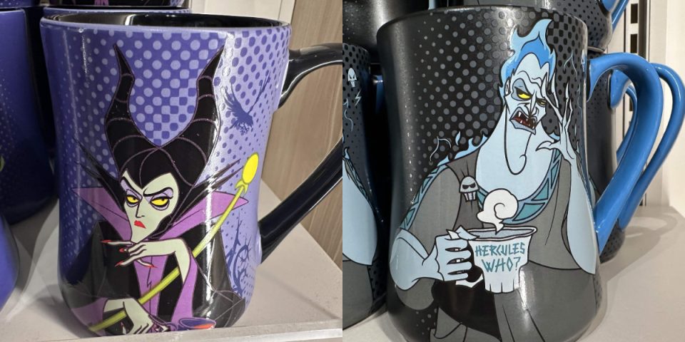 mugs disney vilains 2026 disneyland paris