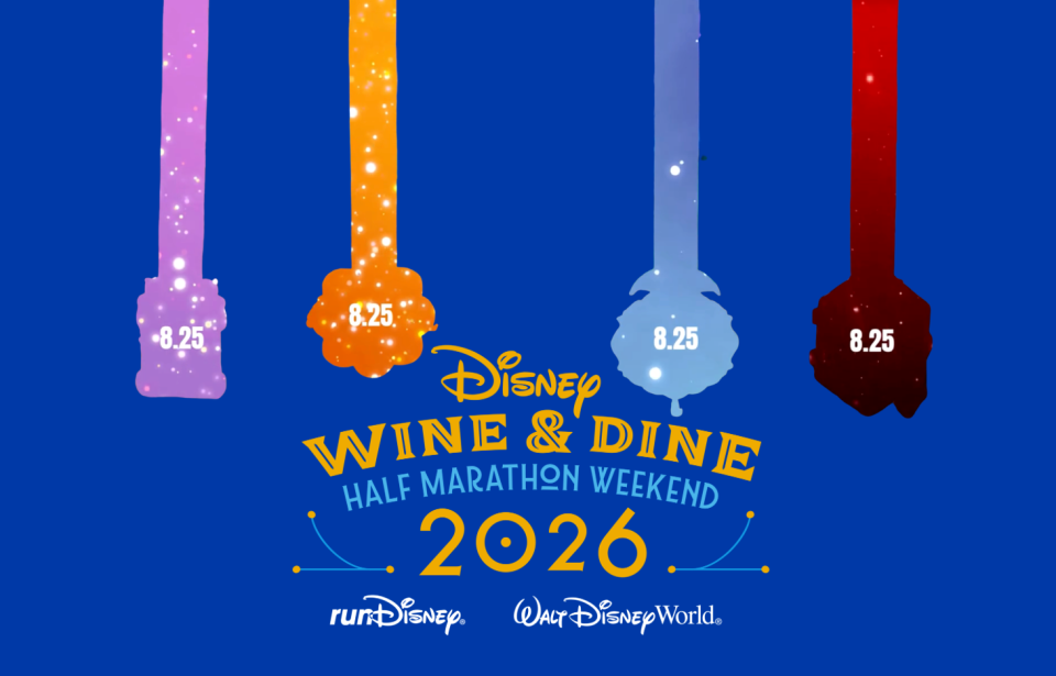 teasing médailles rundisney wine dine 2026