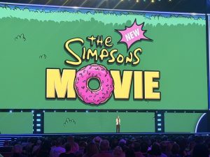 the new simpsons movie logo