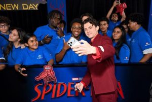 tom holland spider-man : brand new day world premiere