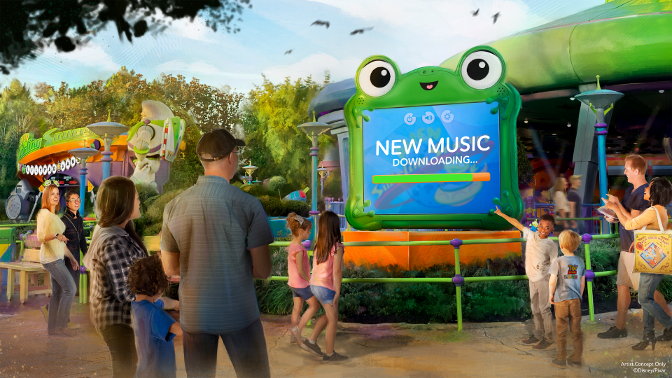 Lilypad arrive aux platines de Toy Story Land